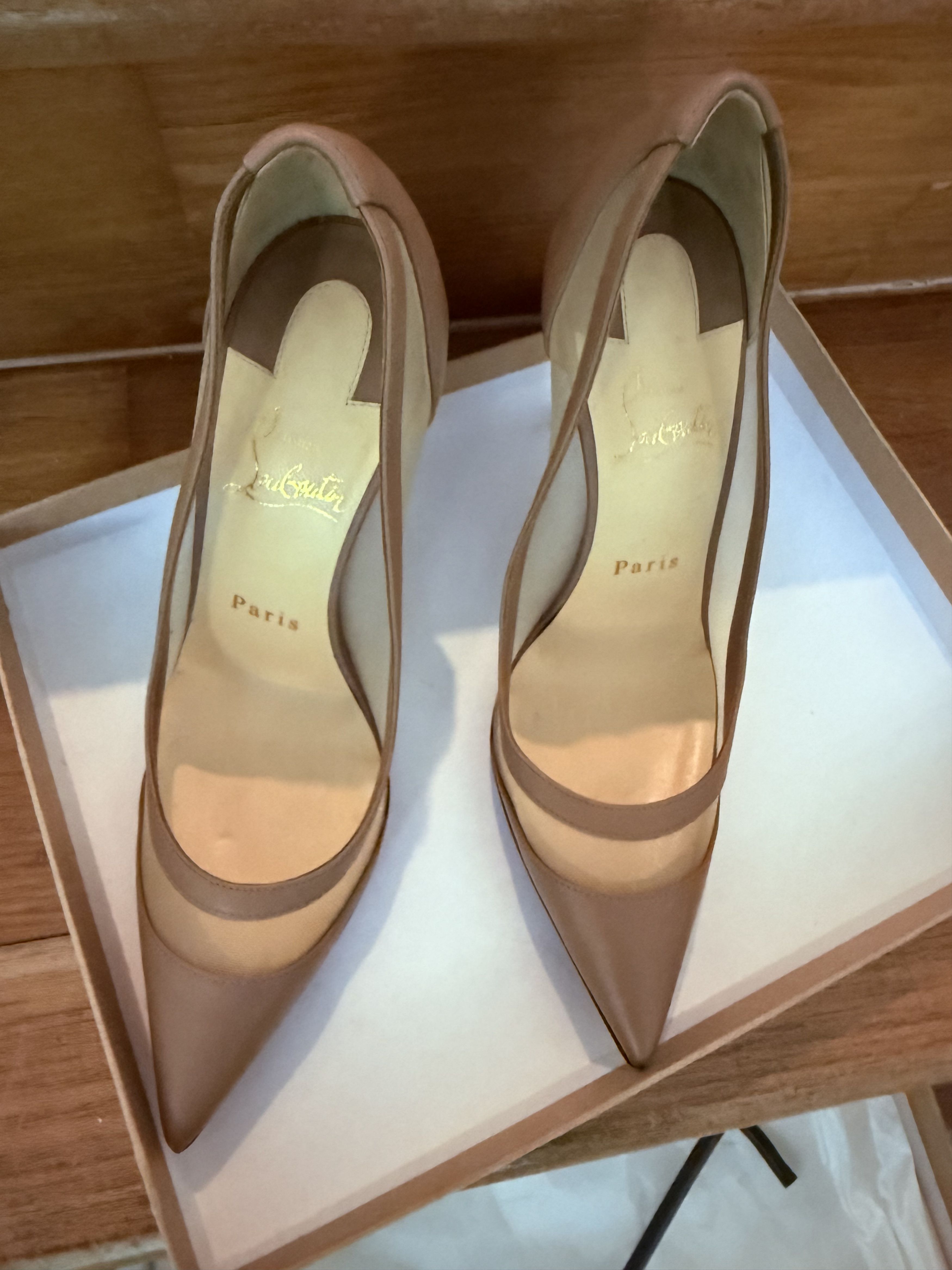 Christian Louboutin Galativi 100 Size US 7 / IT 37 - 4 Thumbnail