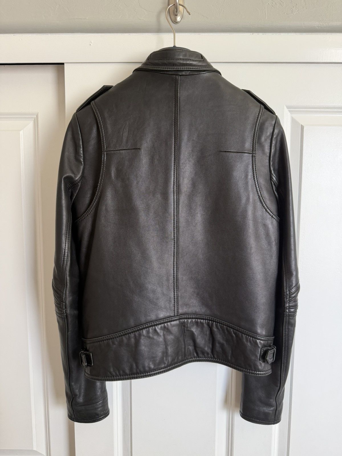 Hedi Slimane Stud Homme L-Zip Leather Jacket Size US M / EU 48-50 / 2 - 6 Thumbnail