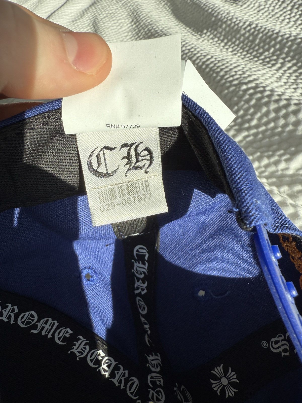 Chrome Hearts Chrome Hearts Blue Baseball Cap Size ONE SIZE - 11 Thumbnail