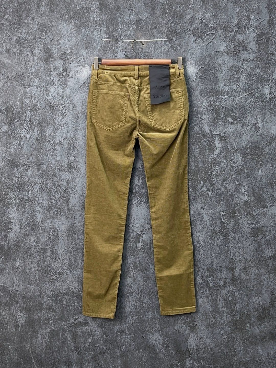 Acne Studios Acne Studios Olive Green Corduroy Jeans 30-34 Size 25" / US 0 / IT 36 - 2 Thumbnail