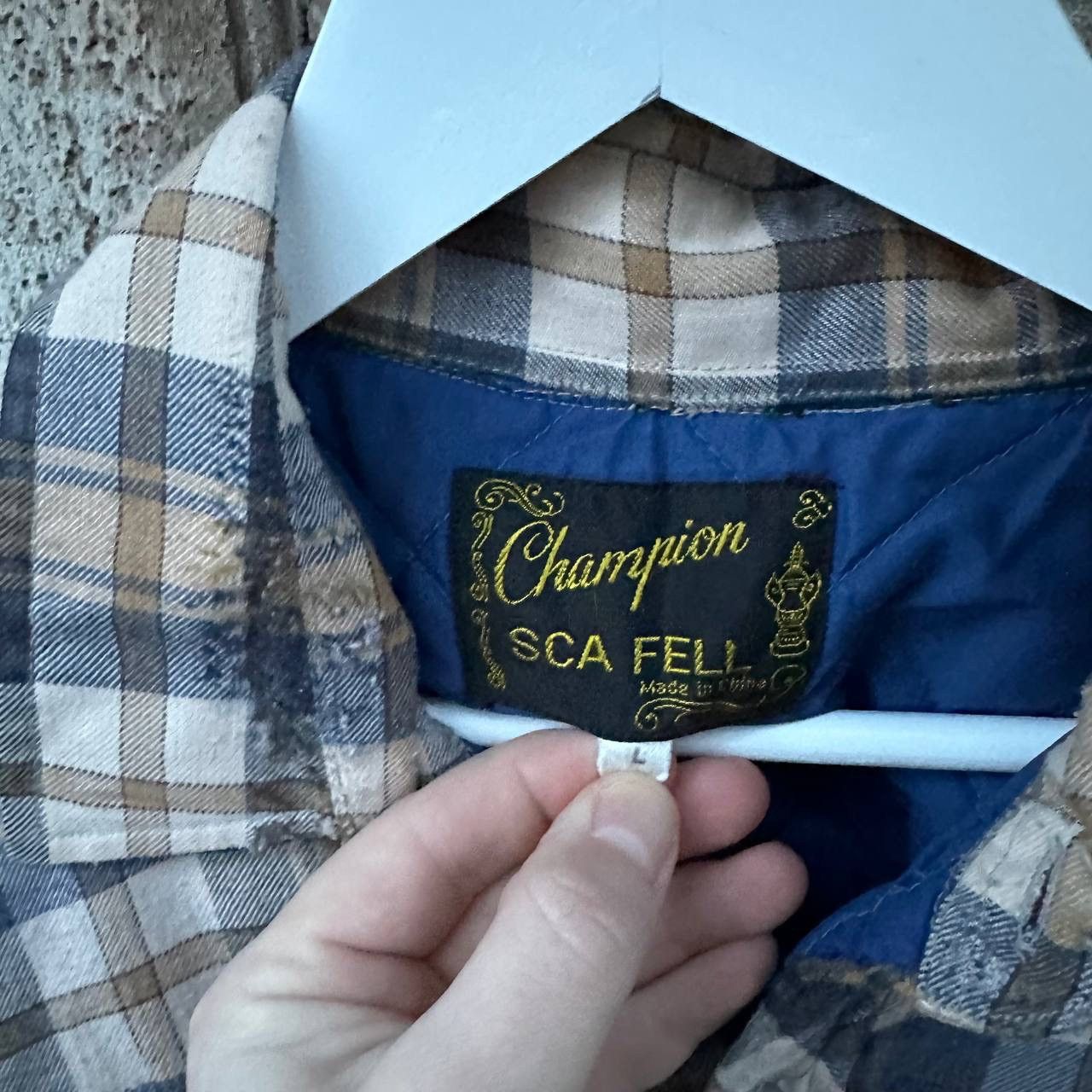 Grailed VTG Winter Fleece Checkered Shirt Button Up Size L Champion Size US L / EU 52-54 / 3 - 9 Thumbnail