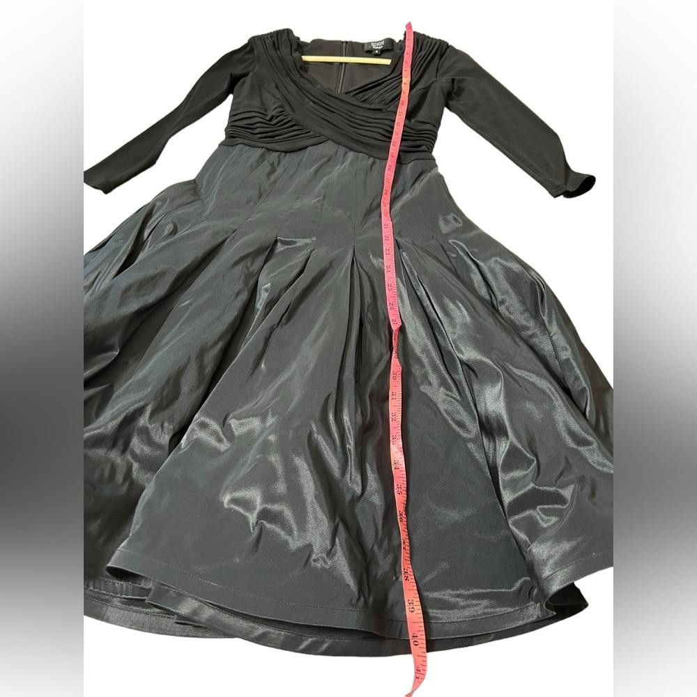 Designer Tadashi Shoji l Pleated A Line Skirt Dress Size 4 Size S / US 4 / IT 40 - 4 Thumbnail