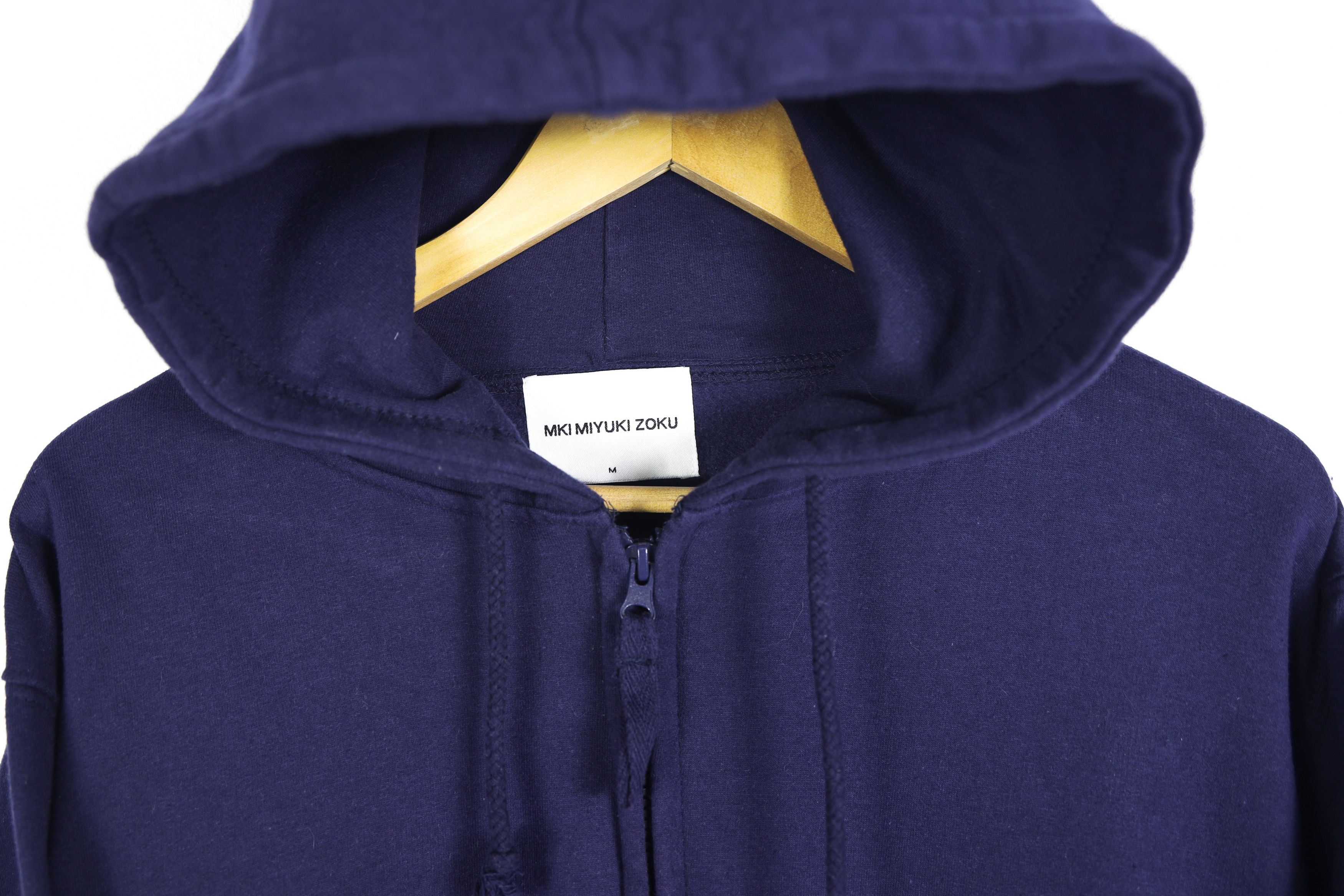 Japanese Brand × Mki Miyuki Zoku Mki Miyuki-Zoku Patch Logo Navy Zip Hoodie Size US M / EU 48-50 / 2 - 7 Thumbnail