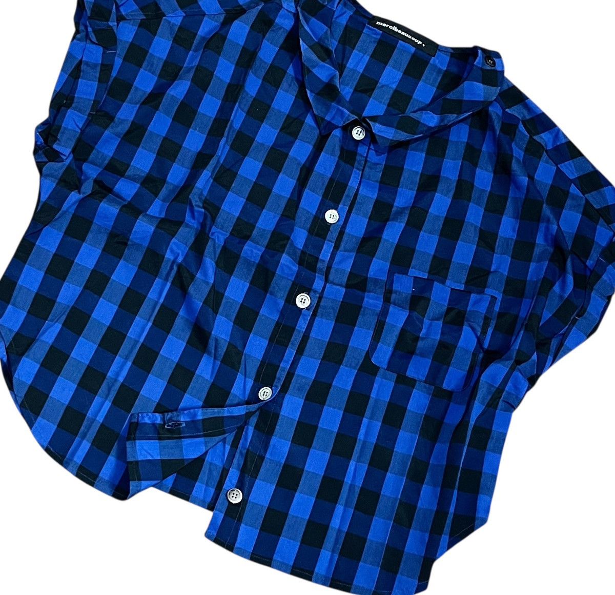 Issey Miyake Vintage mercibeaucoup sleeveless plaid shirt Size US M / EU 48-50 / 2 - 6 Thumbnail