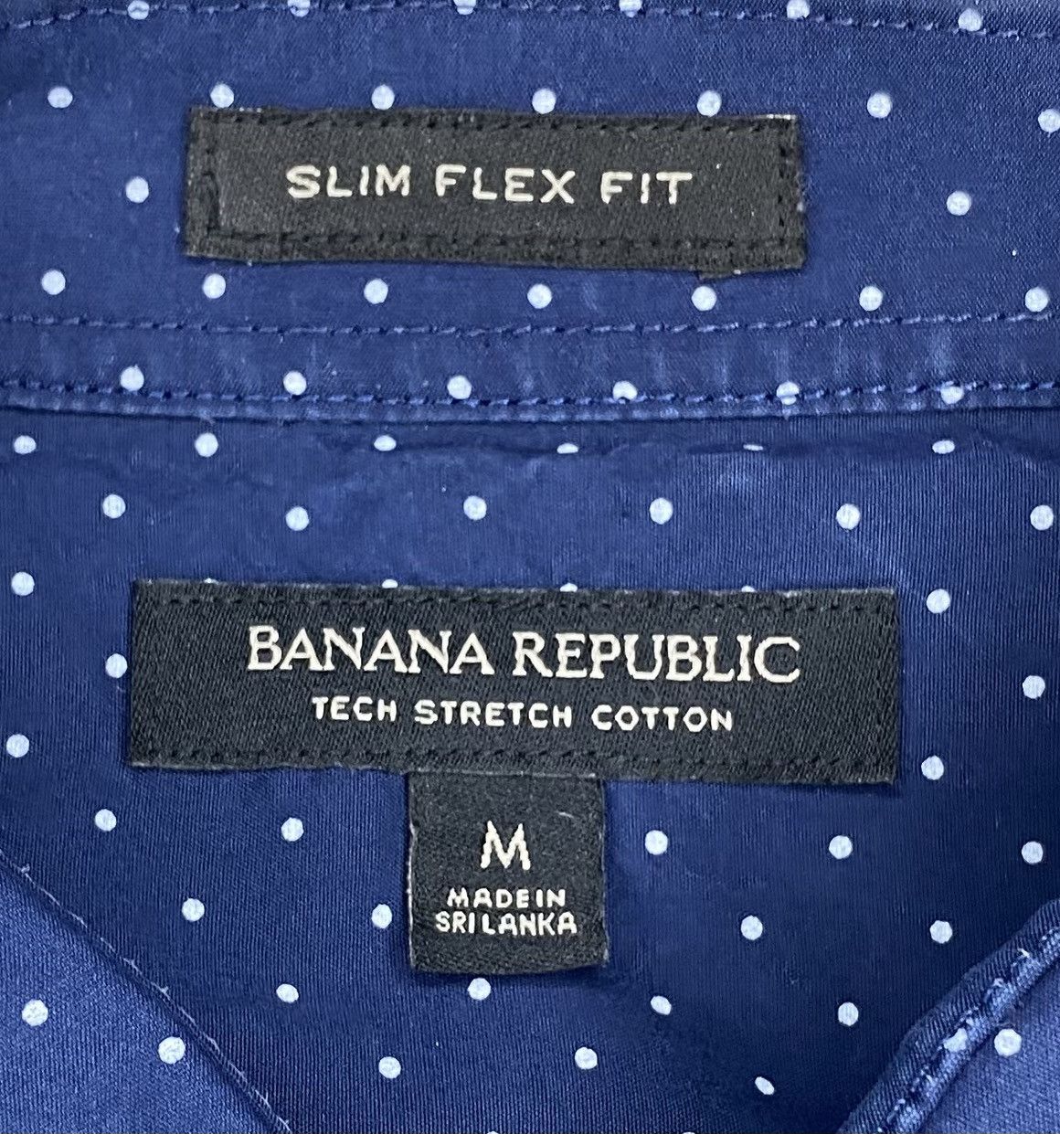 Banana Republic Banana Republic Tech Stretch Slim Flex Fit Button Down Shirt Size US M / EU 48-50 / 2 - 2 Thumbnail