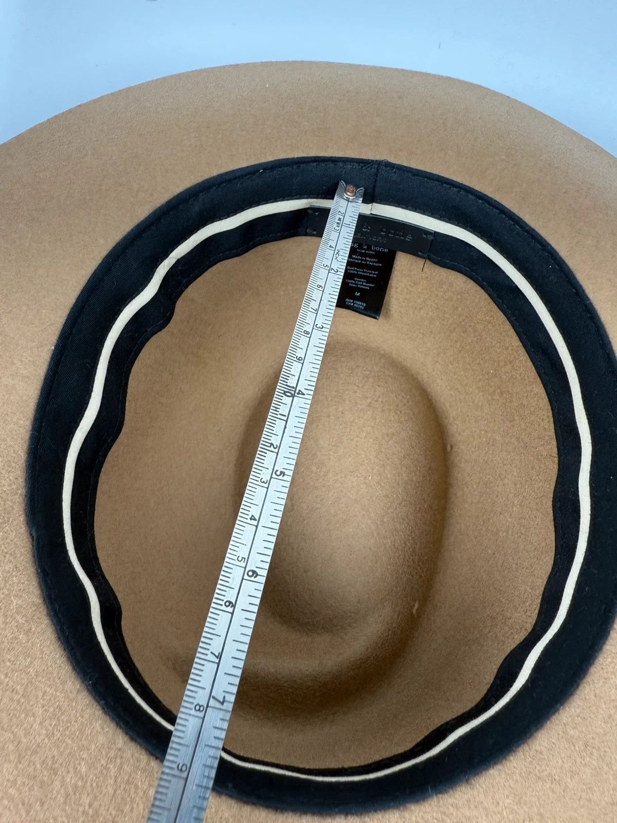 Rag & Bone Rag & Bone Zoe Wool Fedora Hat Womens size M Size ONE SIZE - 13 Thumbnail