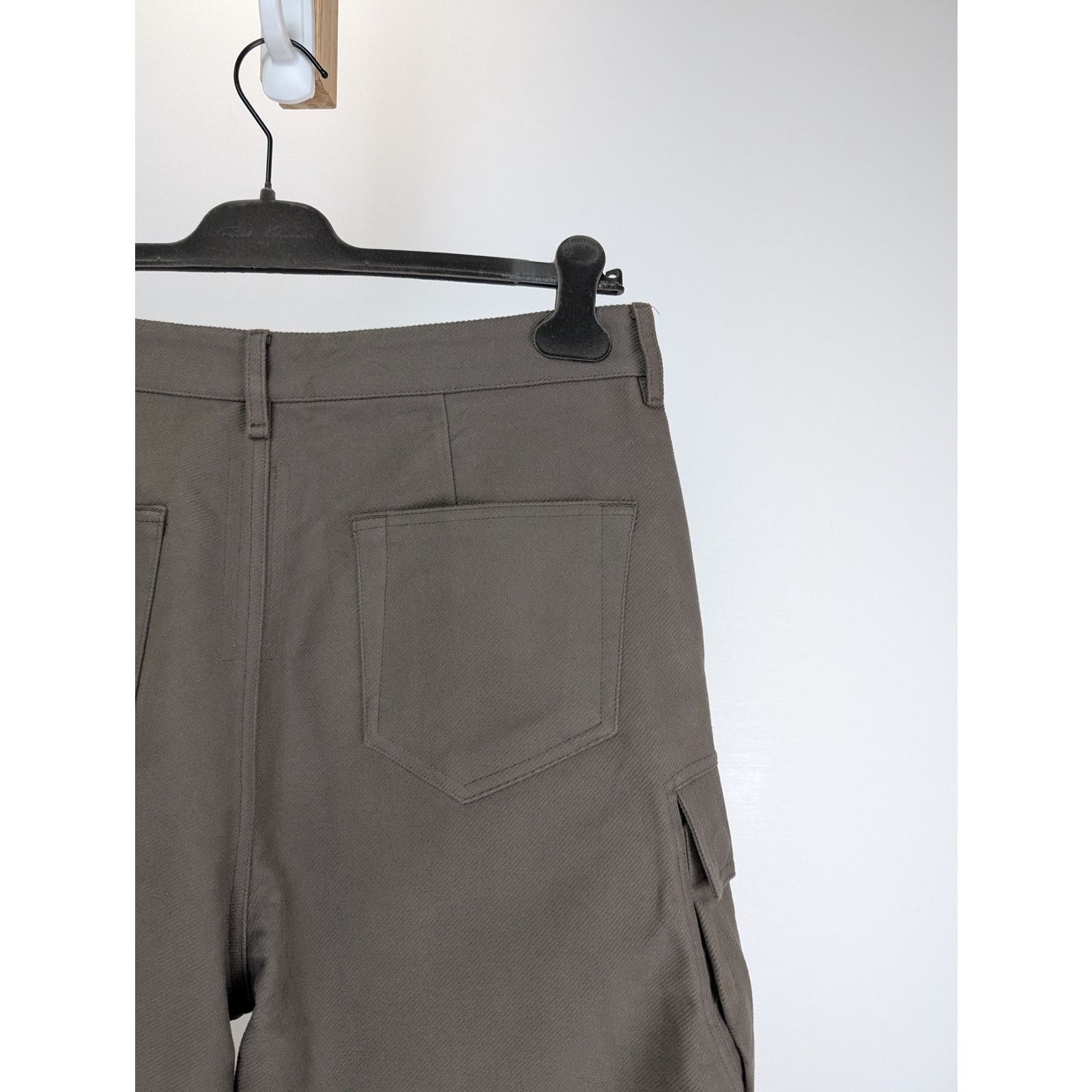 Rick Owens o1rshd1 Double Cargo Pants in Dust Size US 31 - 11 Thumbnail