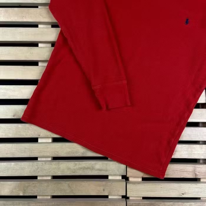 Polo Ralph Lauren × Ralph Lauren × Vintage Mens Sweatshirt Polo Ralph Lauren Vintage Size S Red Size US S / EU 44-46 / 1 - 3 Thumbnail