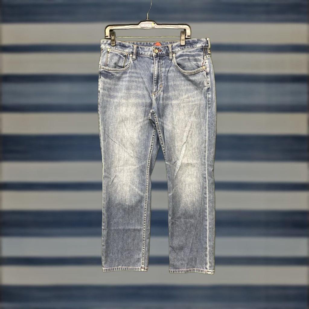 Tommy Bahama VINTAGE Tommy Bahama Antigua Cove Jeans Mens 36x30 Blue Denim Straight Regular 5-Pocket Pockets Beach Size US 36 / EU 52 - 1 Thumbnail