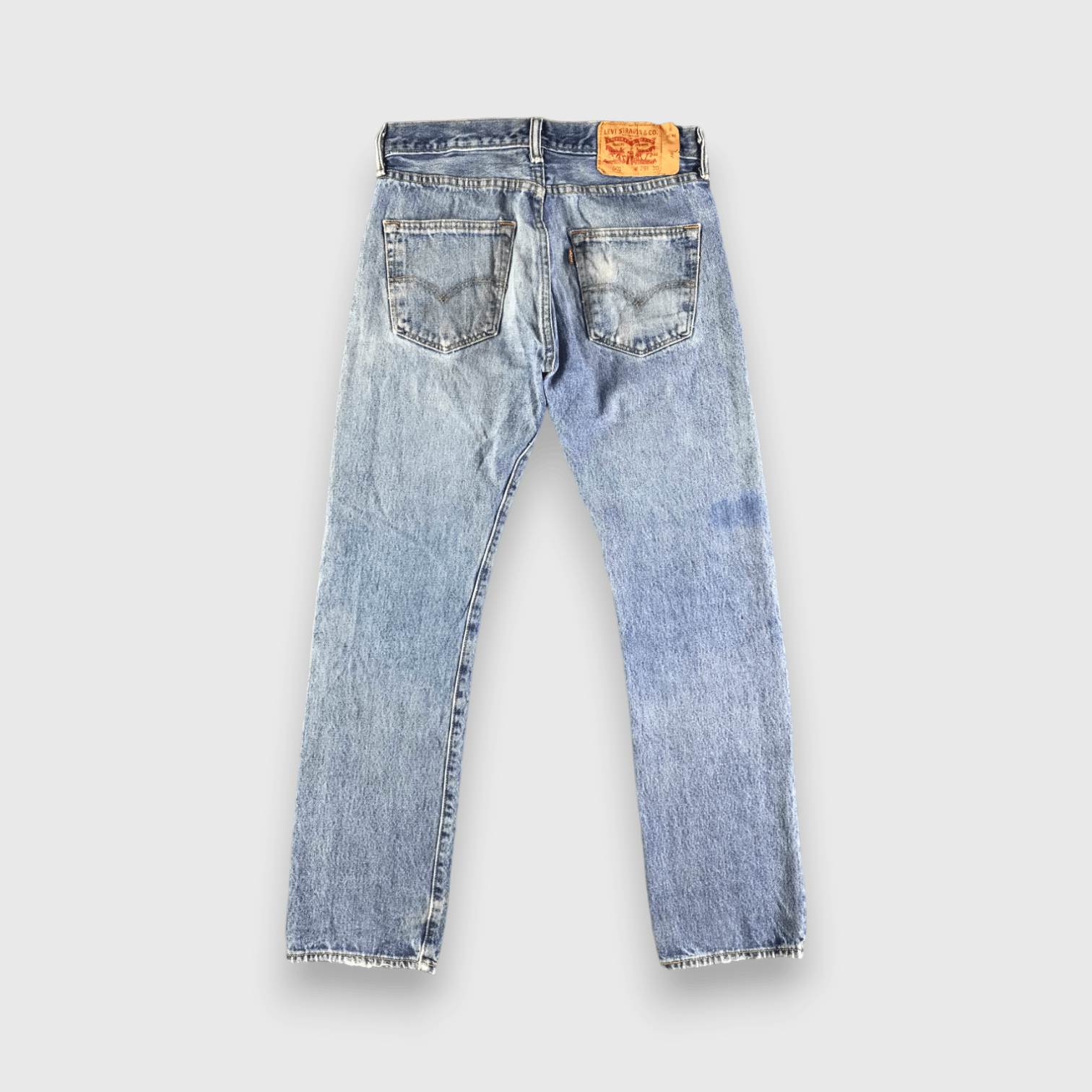 Levi's Vintage Blue Wash Levis 501 Jeans-J4512 Size US 29 - 2 Thumbnail
