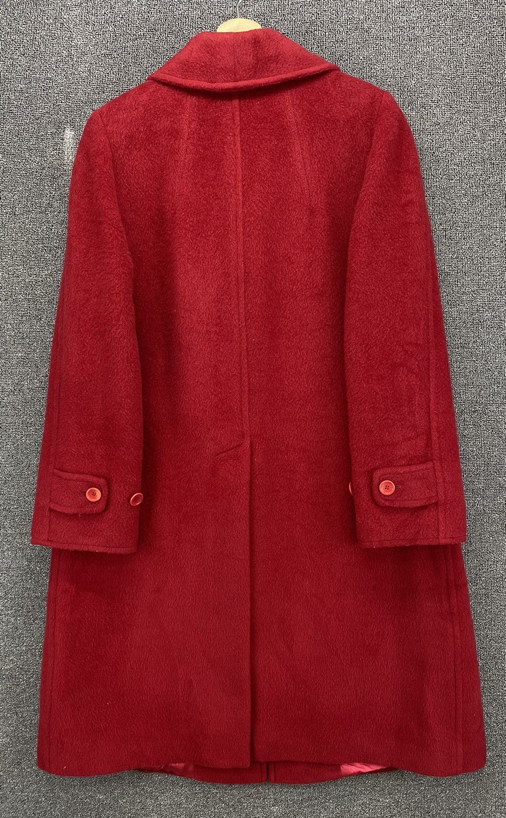 Armani Collezioni Vintage Armani Collezioni Italian Wool Coat Long Jacket Size M / US 6-8 / IT 42-44 - 13 Thumbnail