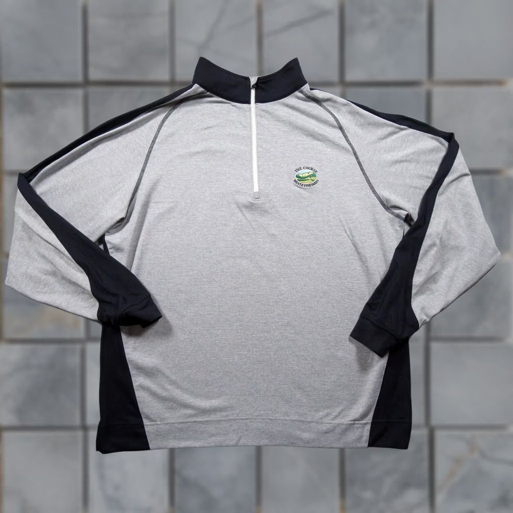 Footjoy FootJoy Sweater Mens L Gray Quarter Zip Pullover Golf Wente Vineyards Course Size US L / EU 52-54 / 3 - 1 Thumbnail