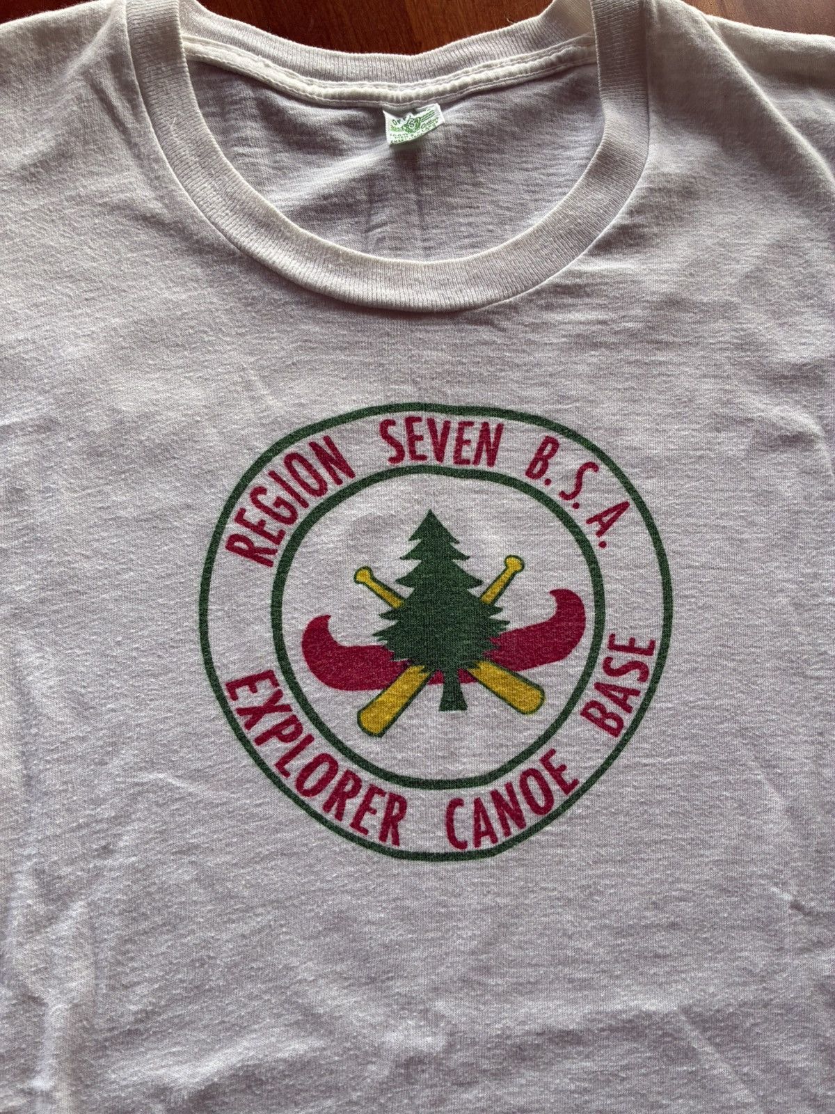 Vintage Vintage 1960’s Boy Scout water print shirt Size US L / EU 52-54 / 3 - 1 Thumbnail
