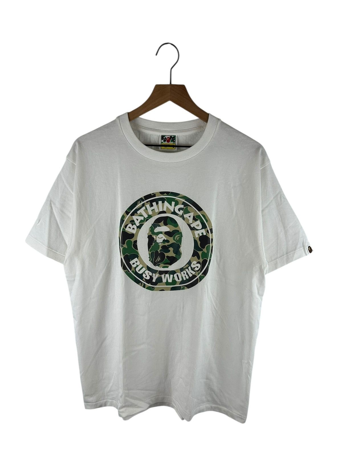 Bape Bape 1st Camo Busy Works Print T-Shirt Size US L / EU 52-54 / 3 - 1 Thumbnail