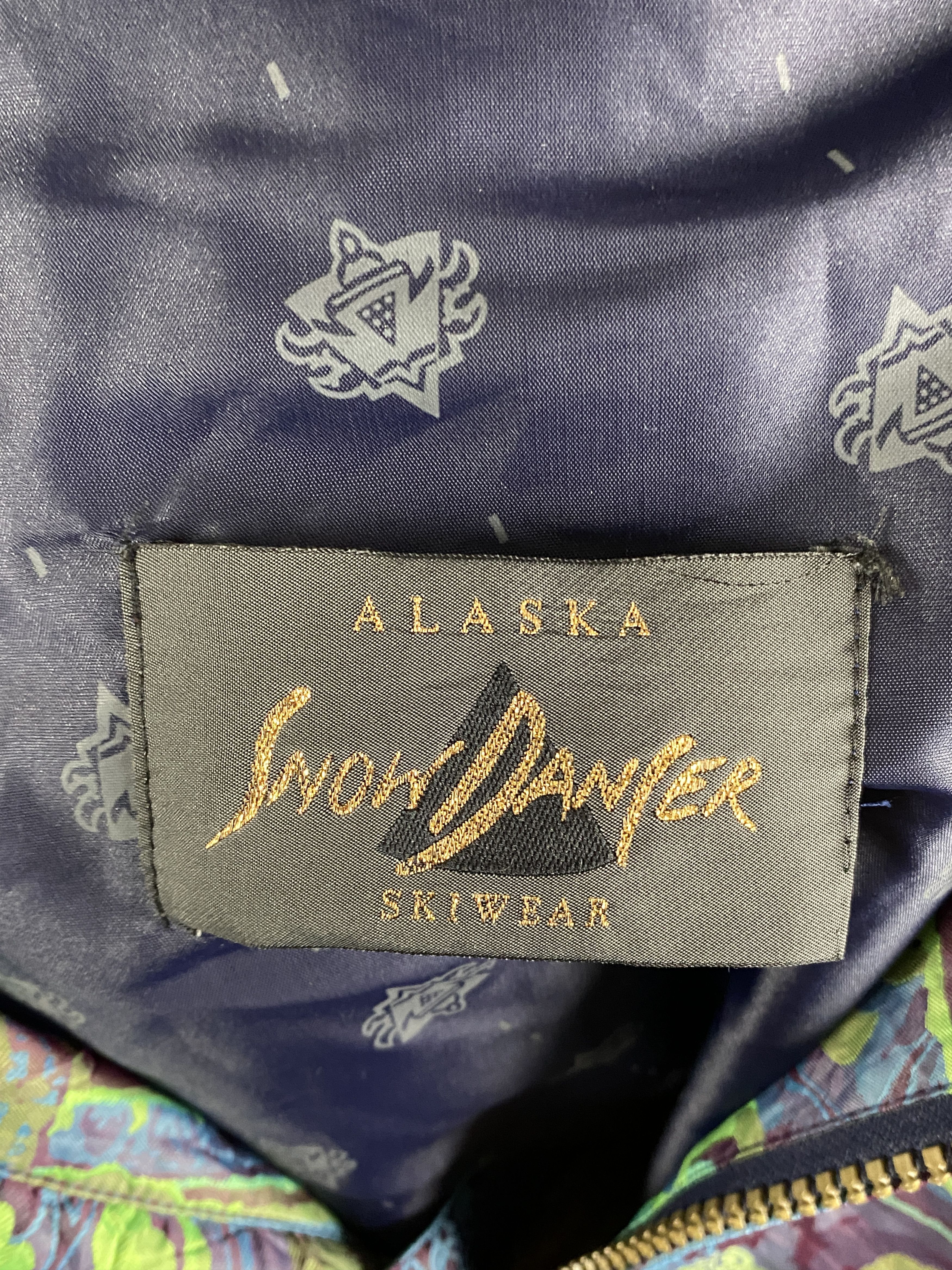 Vintage 90s Alaska Snow Dancer Vintage Men's Abstract Ski Jacket - L Size US L / EU 52-54 / 3 - 8 Thumbnail