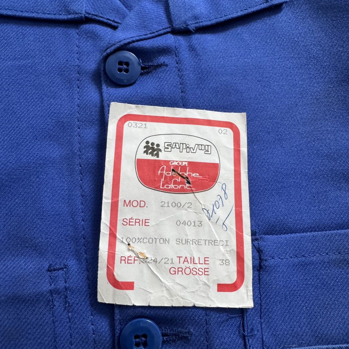 Le Laboureur Adolphe Lafont vintage french works jacket made in France🇫🇷 Size US S / EU 44-46 / 1 - 4 Thumbnail