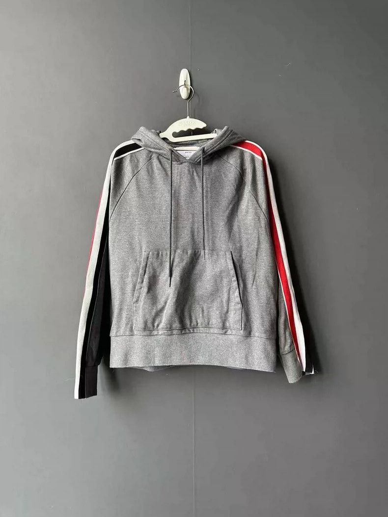 Thom Browne Thom Browne size1 Side striped hoodie Size US S / EU 44-46 / 1 - 1 Thumbnail