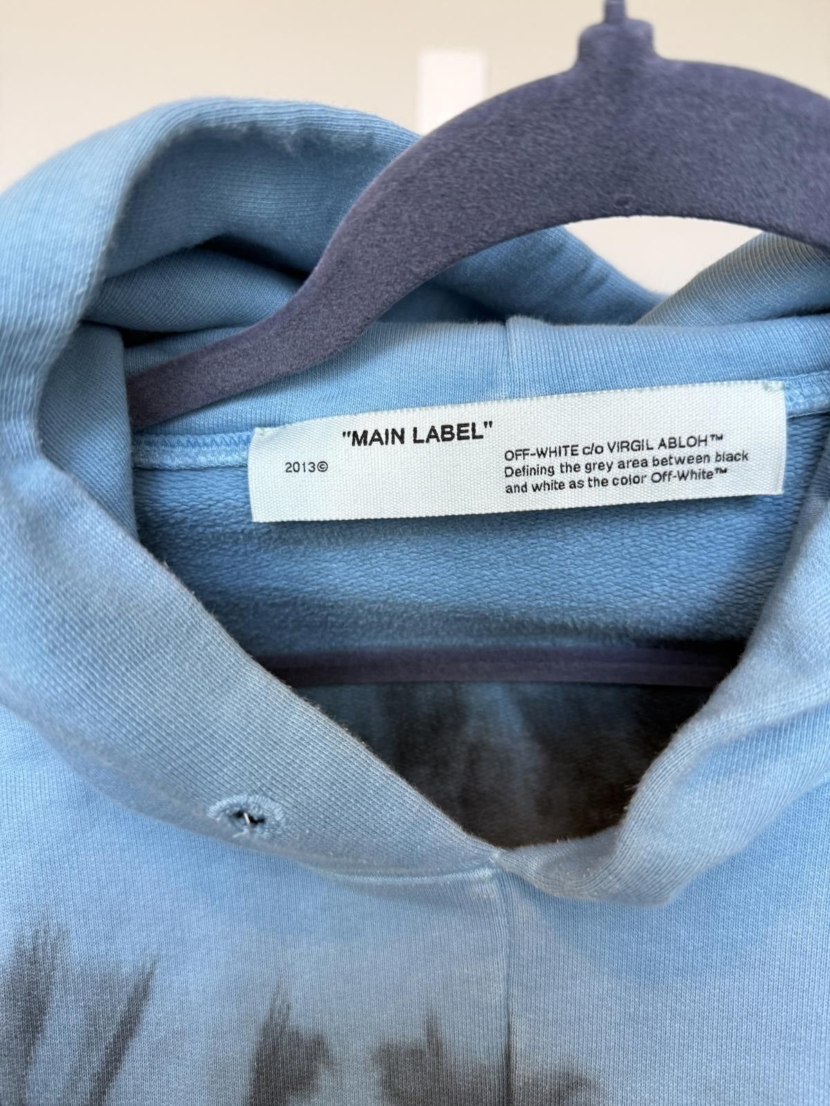 Off-White Off-White Tie-Dye Hoodie - Main Label Vigirl Abloh Tag Size US S / EU 44-46 / 1 - 4 Thumbnail