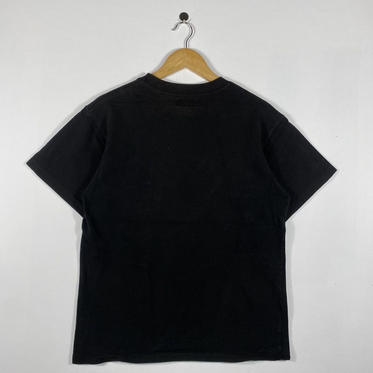 agnes b. Vintage 90's AGNES B. Homme Paris Black Ss Tee Shirt Size US S / EU 44-46 / 1 - 5 Thumbnail