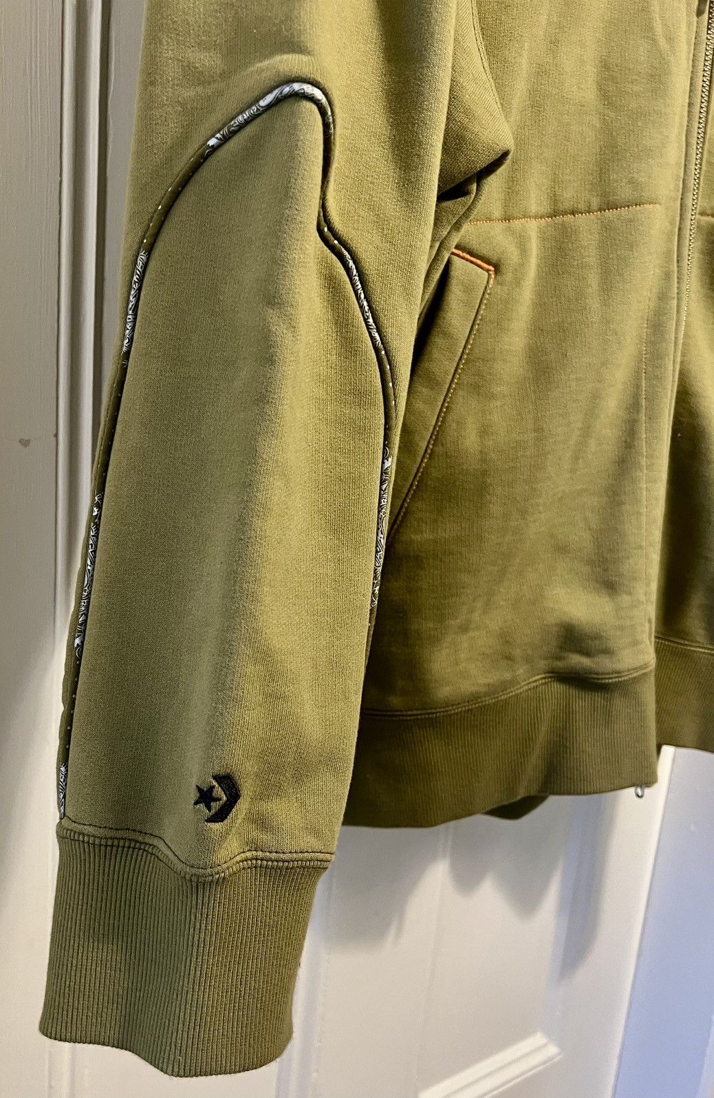Converse × Paria Farzaneh Authentic Converse Paria Farzaneh green full zip hoodie XXL Size US XXL / EU 58 / 5 - 4 Thumbnail