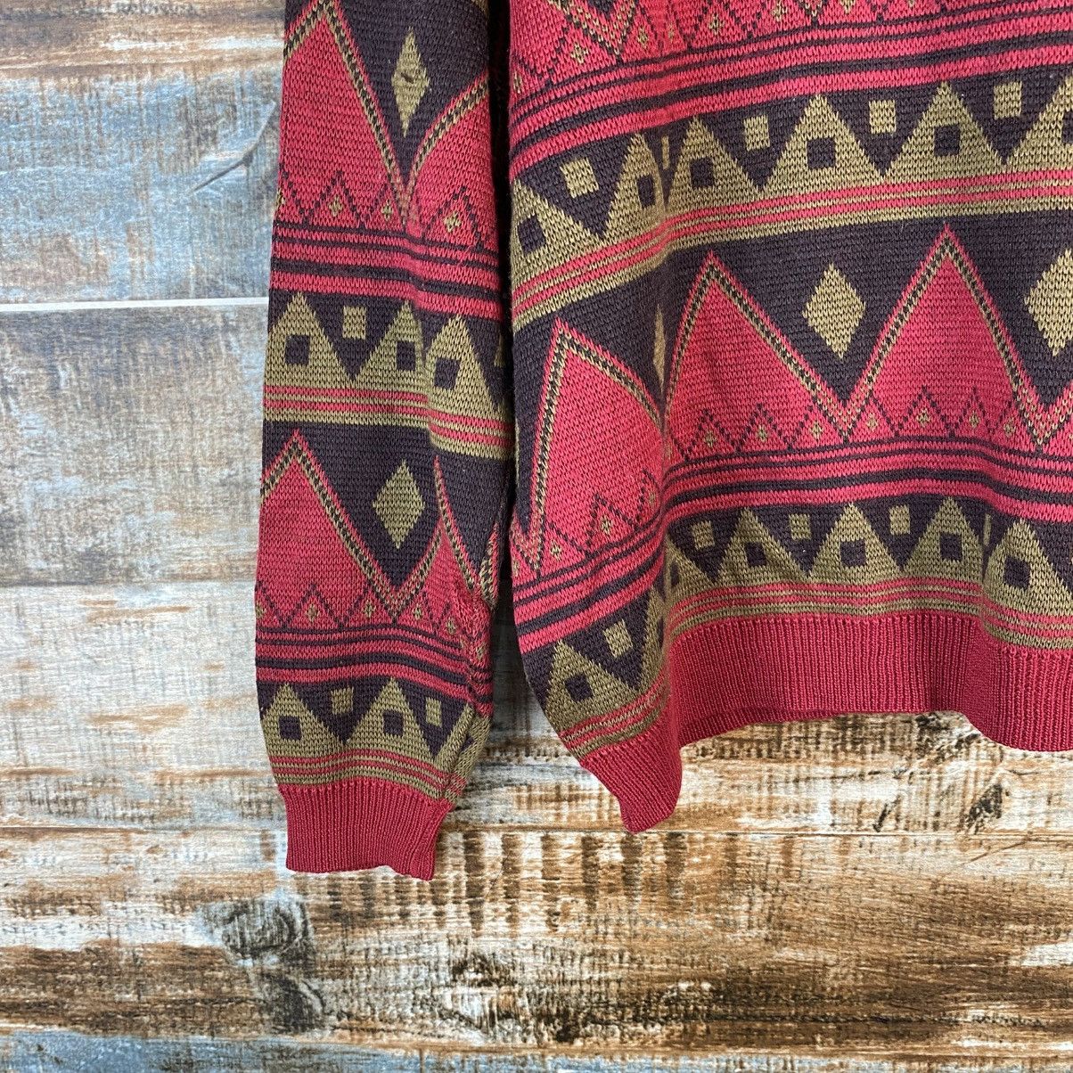 Homespun Knitwear × Japanese Brand DL Japanese Brand art vintage Red Knitwear #C820 Size S / US 4 / IT 40 - 14 Thumbnail