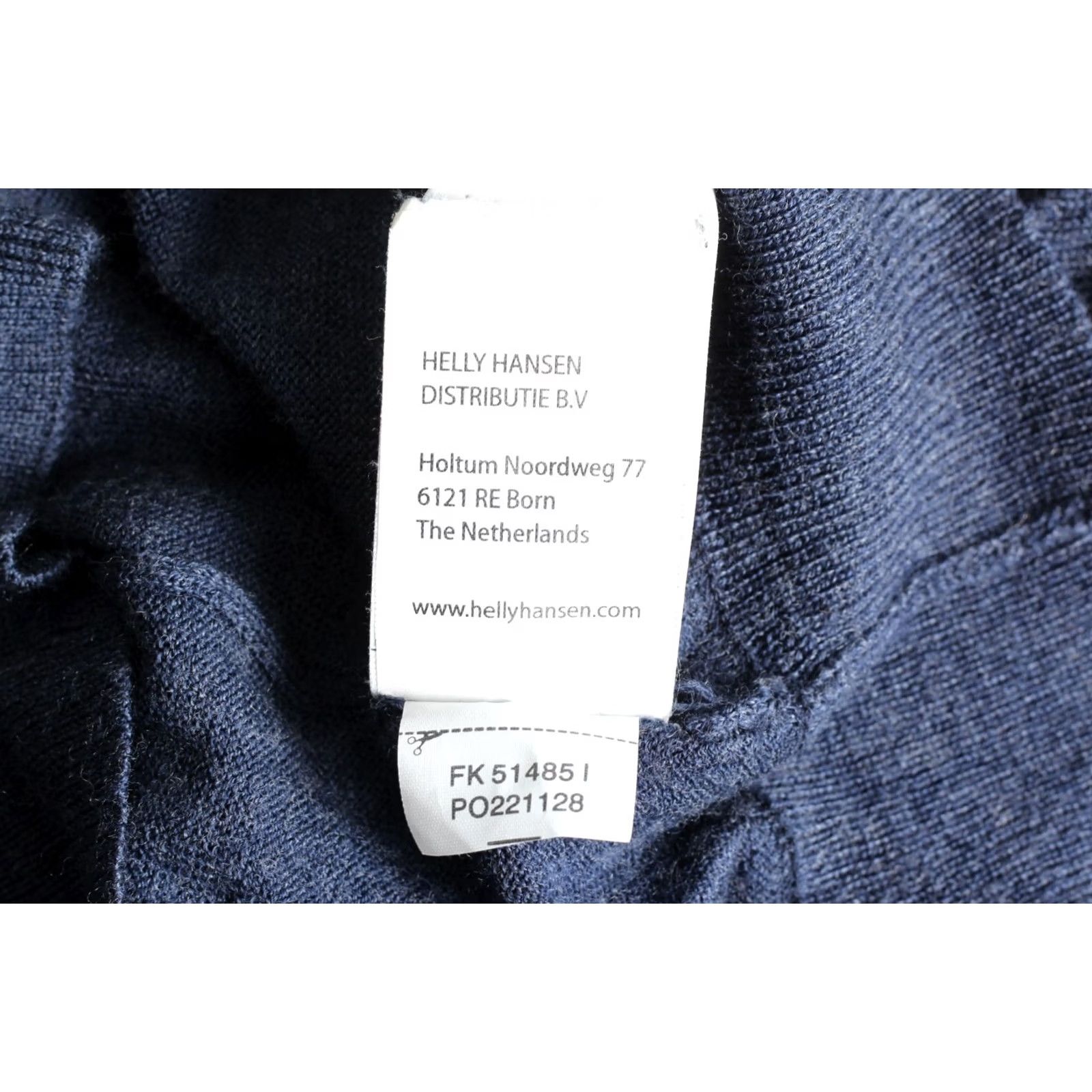 Helly Hansen Helly Hansen Crew Neck Merino Wool Jumper Sweater Men L Blue VR3606 Size US L / EU 52-54 / 3 - 6 Thumbnail