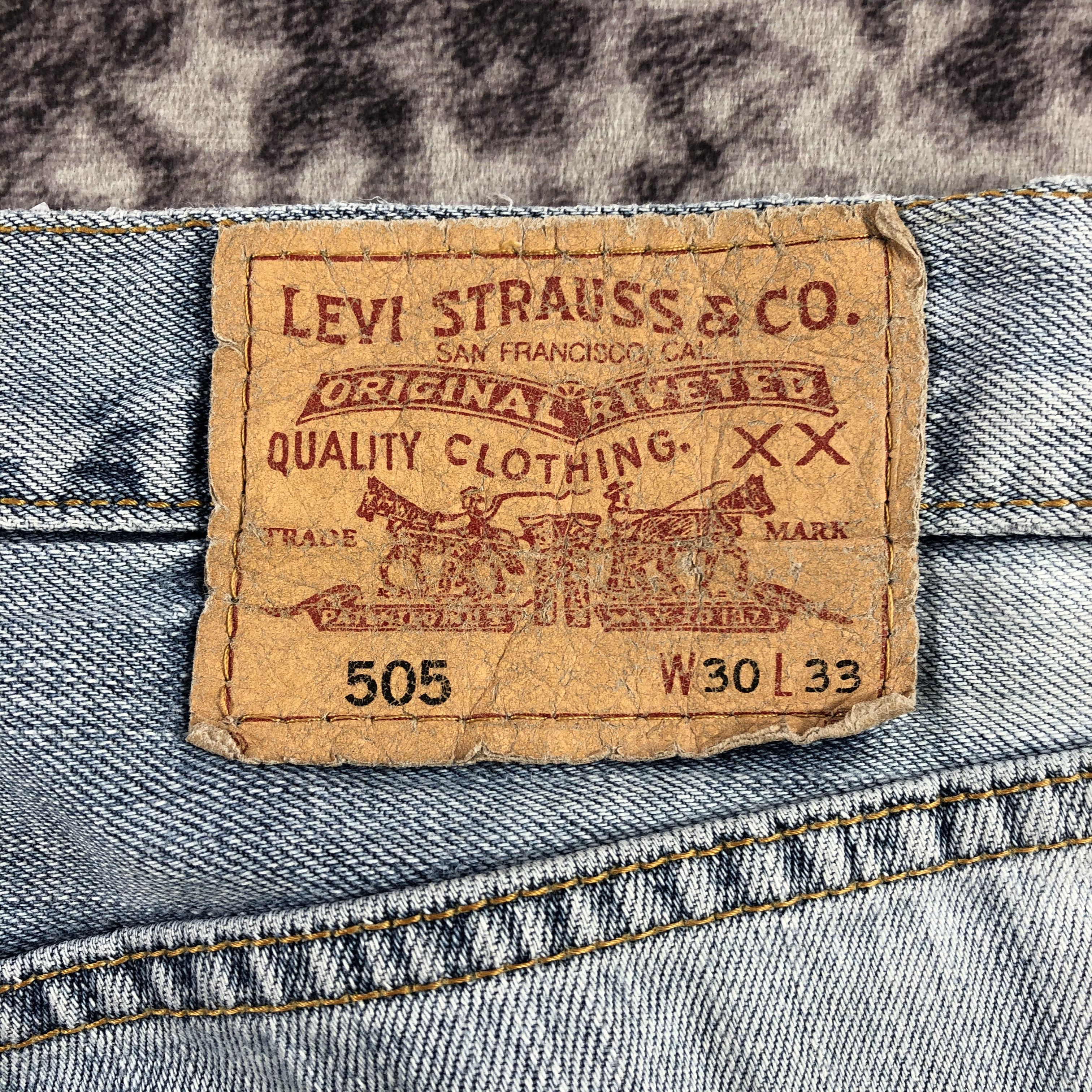 Levi's × Vintage 90s Vintage Light Wash Levis 505 Jeans-JM2791 Size US 32 / EU 48 - 5 Thumbnail