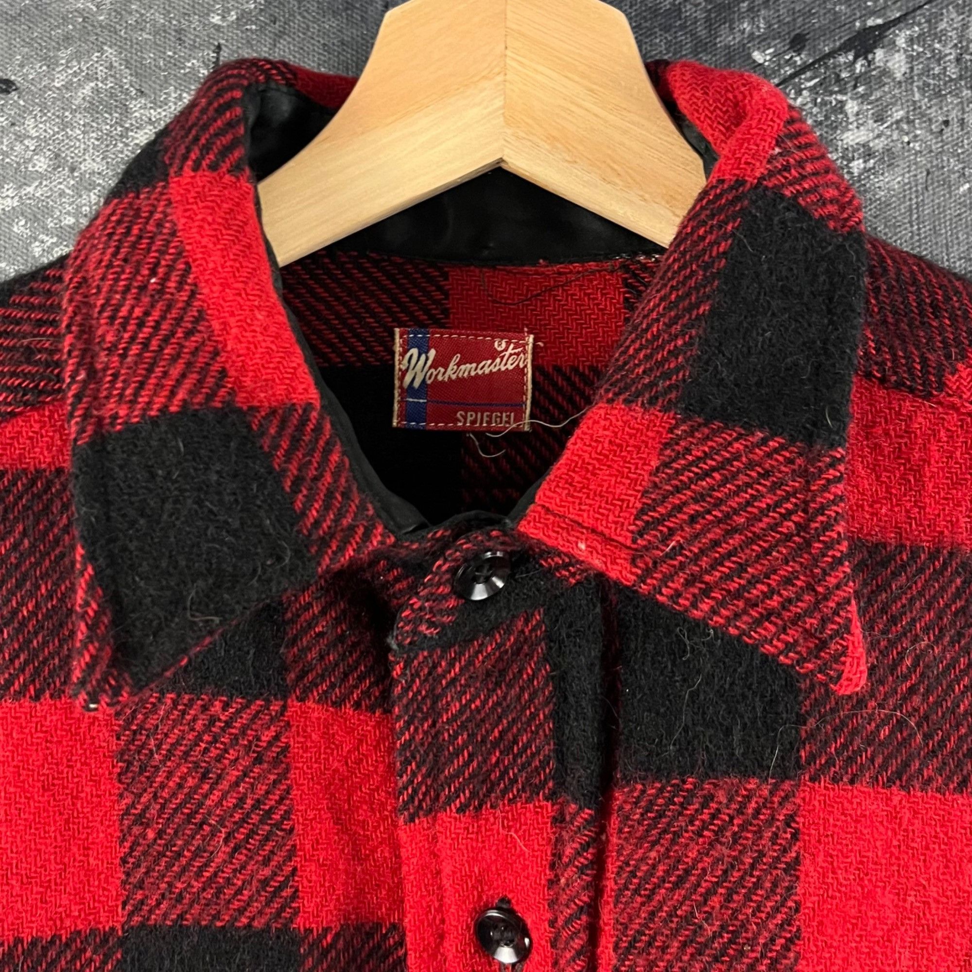 Vintage Vintage 60’s Workmaster wool shirt Size US L / EU 52-54 / 3 - 3 Thumbnail