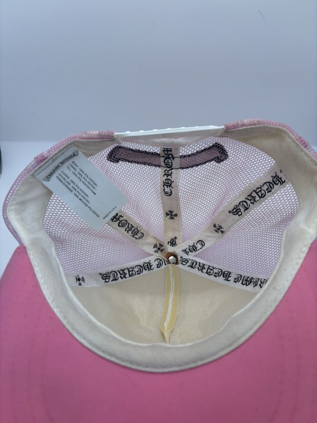 Chrome Hearts Chrome hearts pink horseshoe trucker hat Size ONE SIZE - 4 Thumbnail