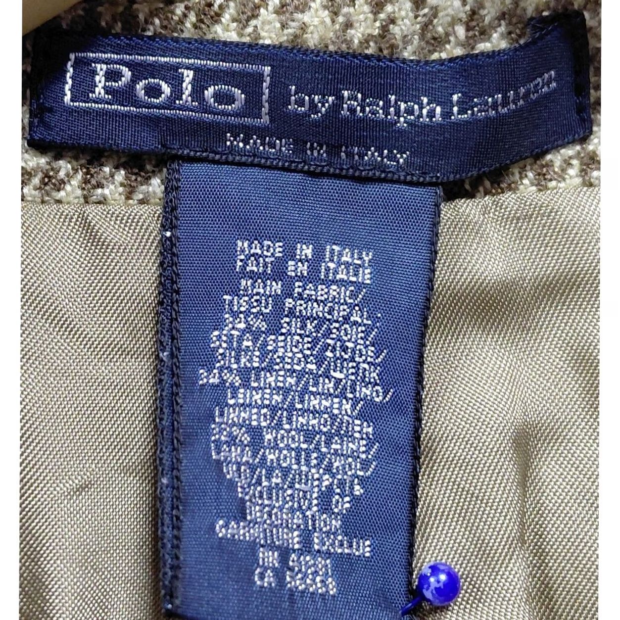 Polo Ralph Lauren Polo by Ralph Lauren Blazer Brown Plaid Wool Long Sleeve Size 8 Made in Italy Women Size M / US 6-8 / IT 42-44 - 4 Thumbnail