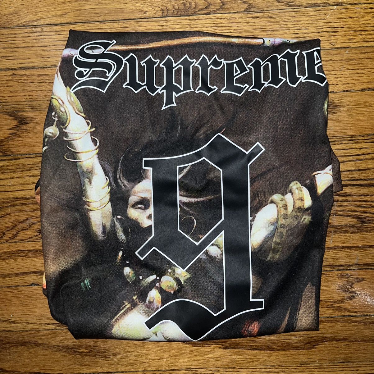 Supreme Supreme Frazetta Soccer Jersey Woman With Scythe Size: L Size US L / EU 52-54 / 3 - 5 Thumbnail
