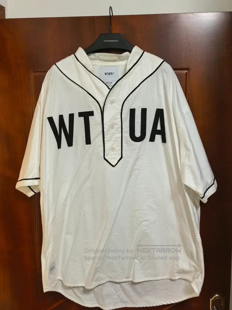 Wtaps Wtaps Baseball Short Sleeve Shirt, White Size US L / EU 52-54 / 3 - 1 Thumbnail