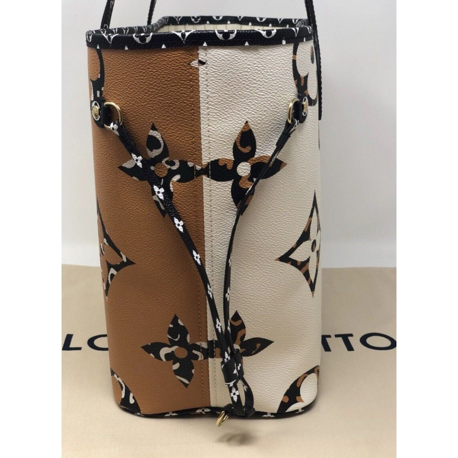 Louis Vuitton Louis Vuitton Neverfull MM tote limited edition jungle mono Size ONE SIZE - 6 Thumbnail