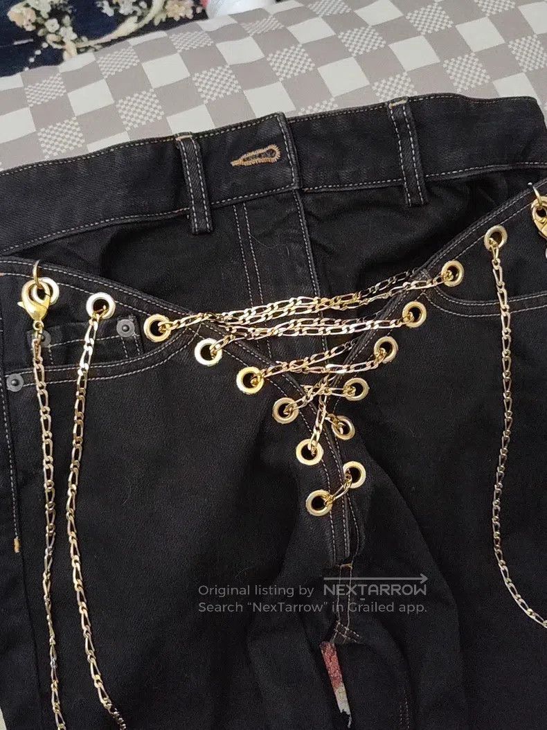 Y/Project Y/PROJECT Size 36 Long black jeans Size US 36 / EU 52 - 2 Thumbnail