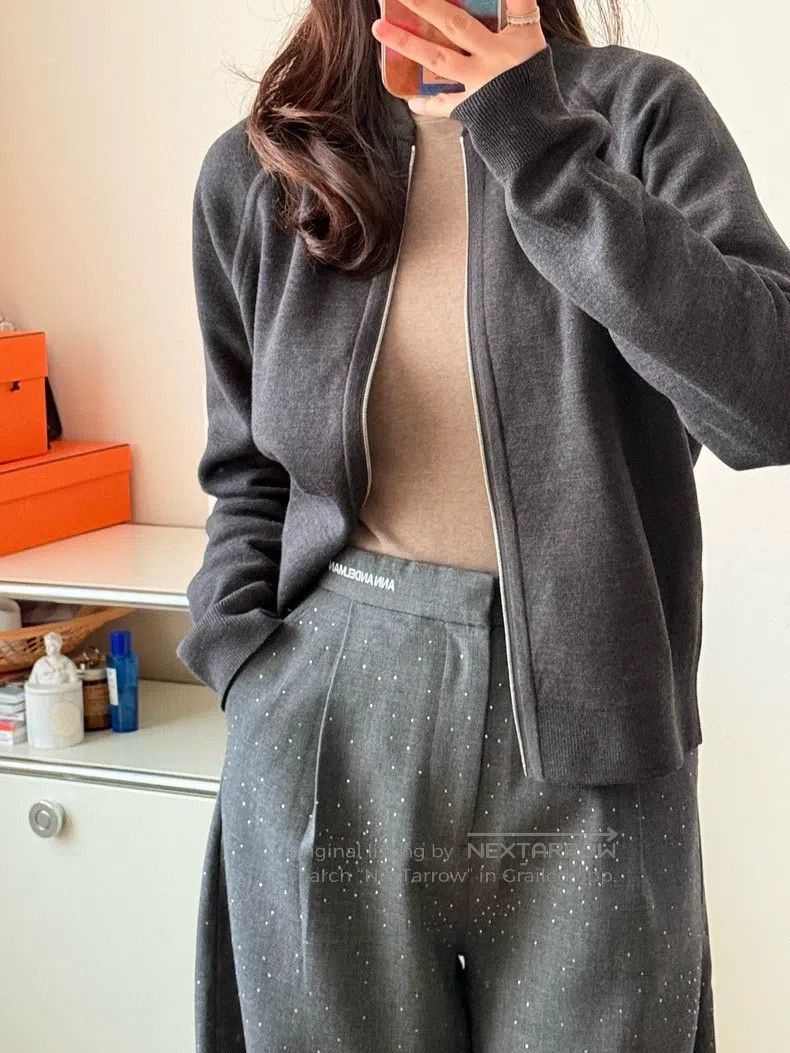 Hermes Hermes New Fall/Winter Women's Double-sided Open Cardigan, Size XS / US 0-2 / IT 36-38 - 2 Thumbnail