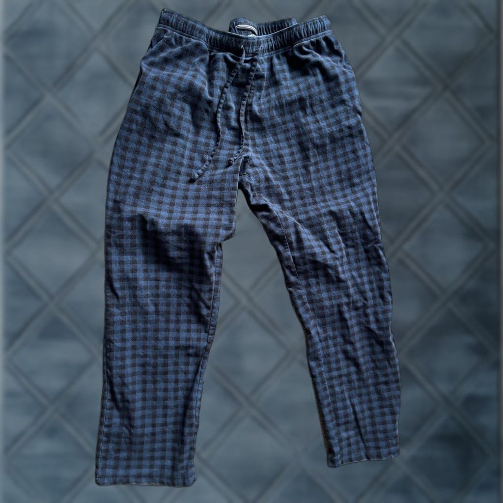 Nautica NAUTICA Men's Super Soft Sweatpants Size Small Blue Plaid Activewear Size US 29 - 1 Thumbnail