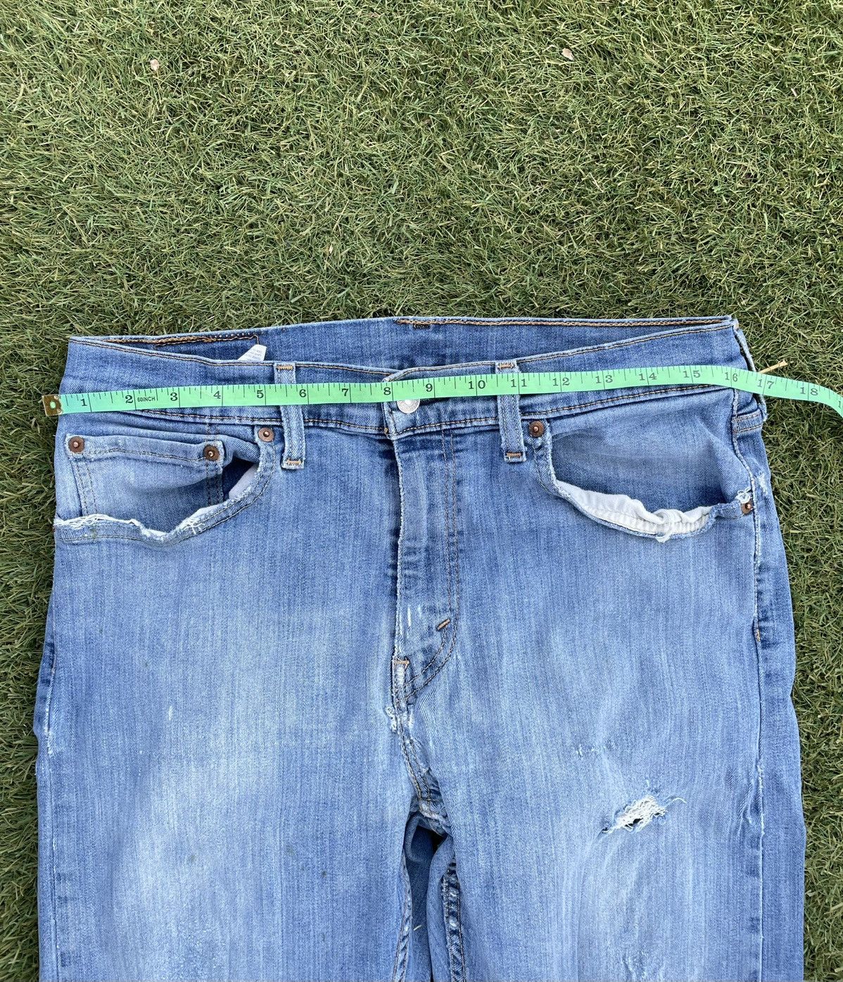 Levi's Levi’s 501 Waterless Denim Jeans Men’s Size 33x32 Button Size US 33 - 5 Thumbnail