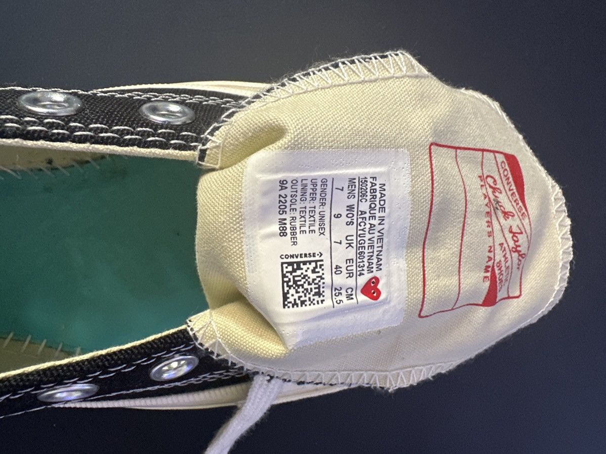 Comme des Garcons PLAY × Converse Converse x PLAY Comme des Garçons Chuck 70 Size US 7 / EU 40 - 6 Thumbnail