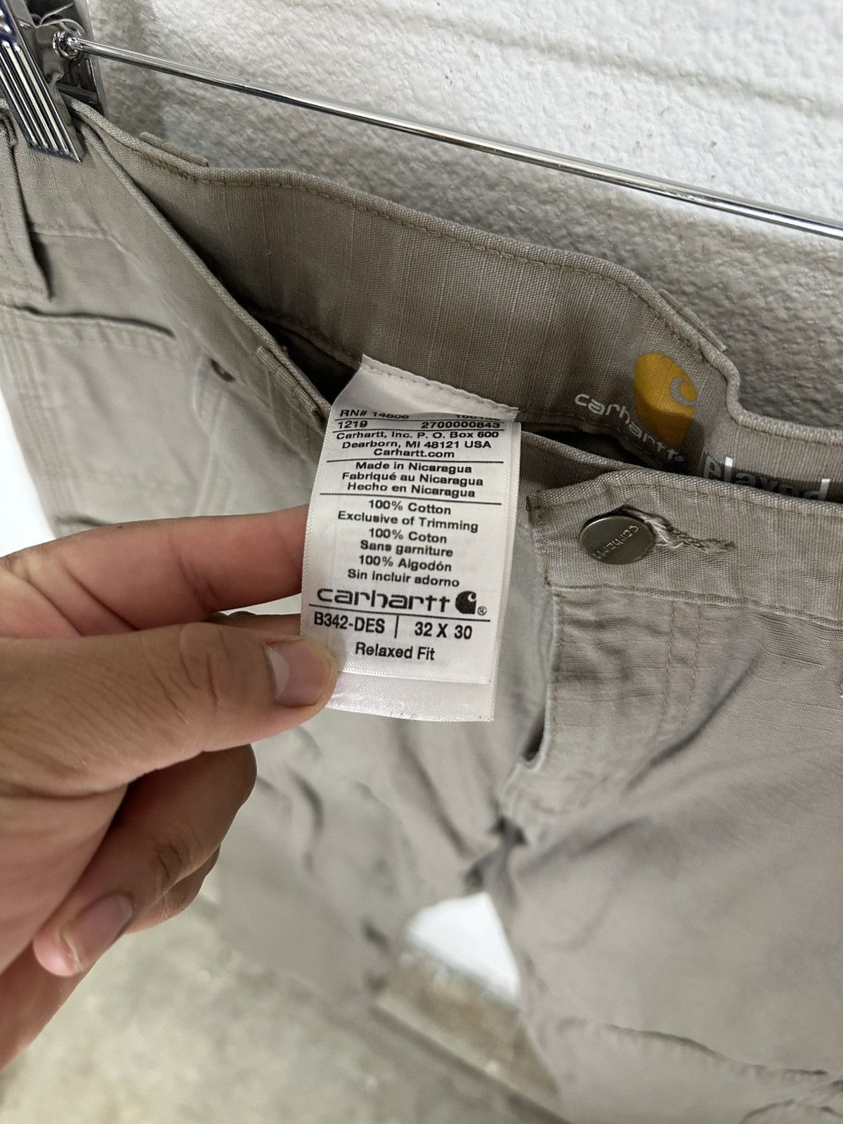 Carhartt Carhartt Beige Cargo Pants 32 x 30 Size US 32 / EU 48 - 3 Thumbnail