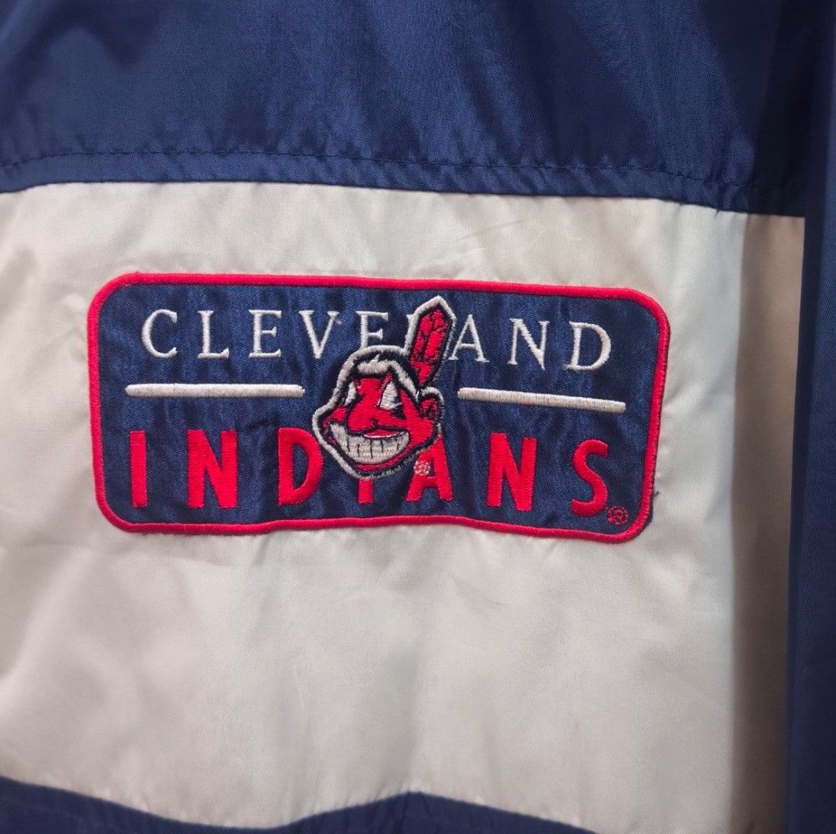 MLB × Mirage Vintage Cleveland Indians Mirage MLB Windbreaker Jacket Size US M / EU 48-50 / 2 - 4 Thumbnail