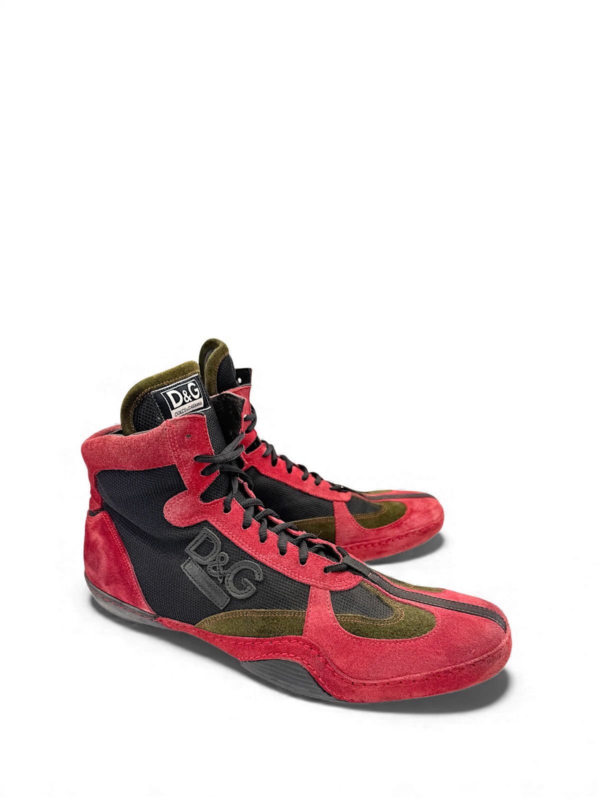 Dolce & Gabbana Dolce & Gabbana hi top boxing / moto sneakers Size US 10 / EU 43 - 3 Thumbnail
