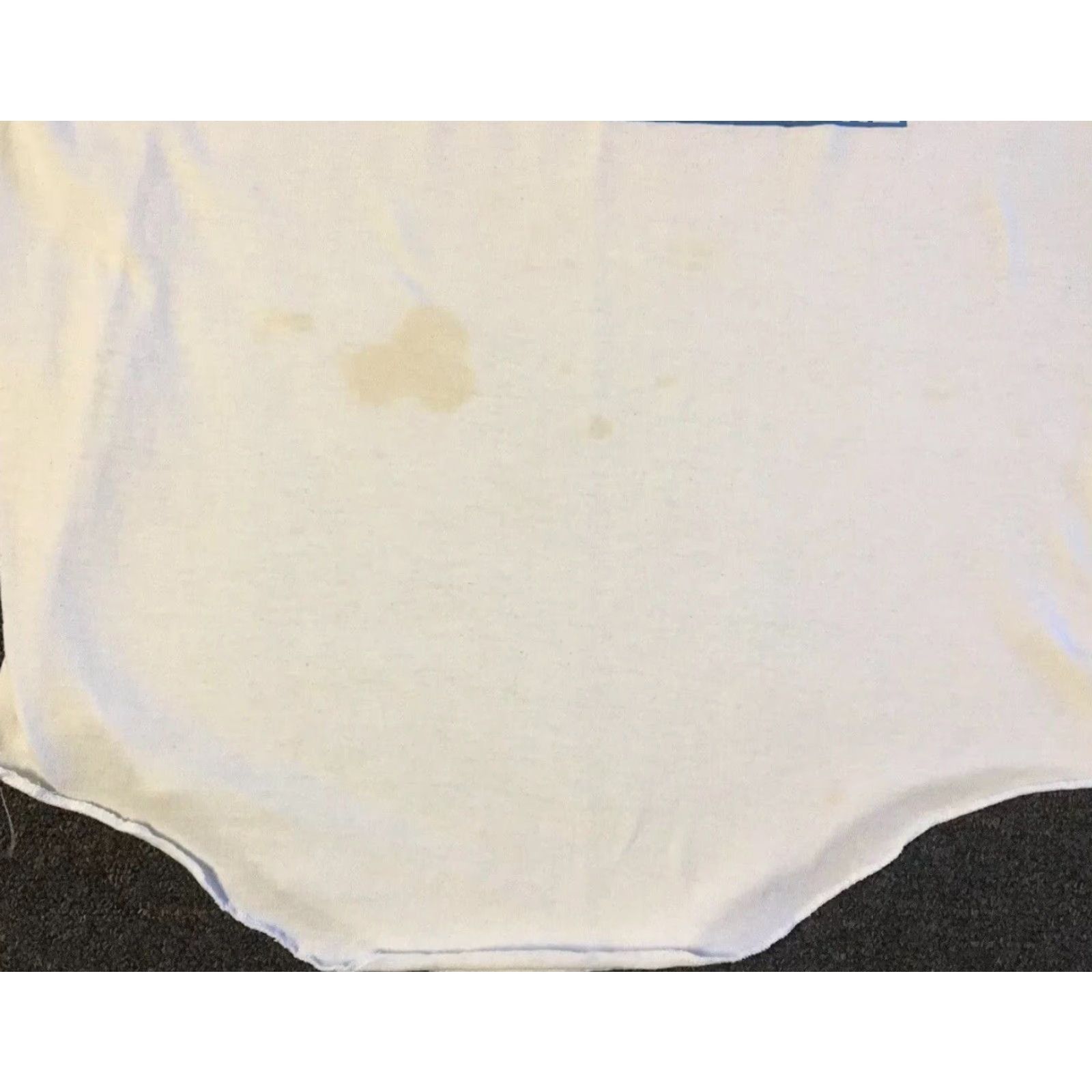 Valentino VINTAGE Russell Athletic Raglan Shirt L 3/4 Sleeve White/Blue Mens 70s 80s Grunge Punk Biker Track Retro 90s Fashion Destroyed Trucker USA Size US L / EU 52-54 / 3 - 4 Thumbnail