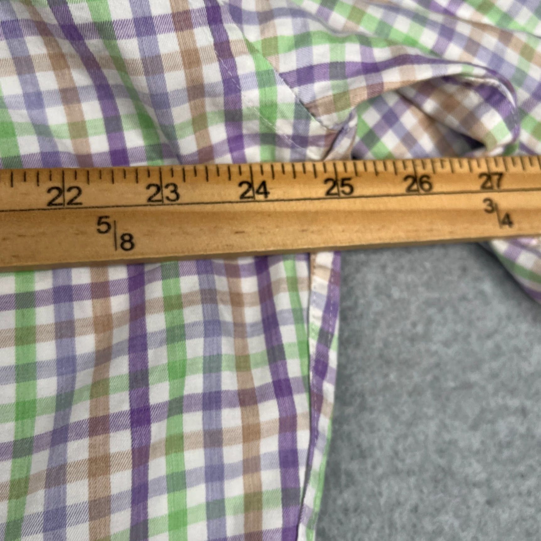 Peter Millar Peter Millar Shirt Large Multicolor Check Long Sleeve Button-Up Mens Size US L / EU 52-54 / 3 - 7 Thumbnail