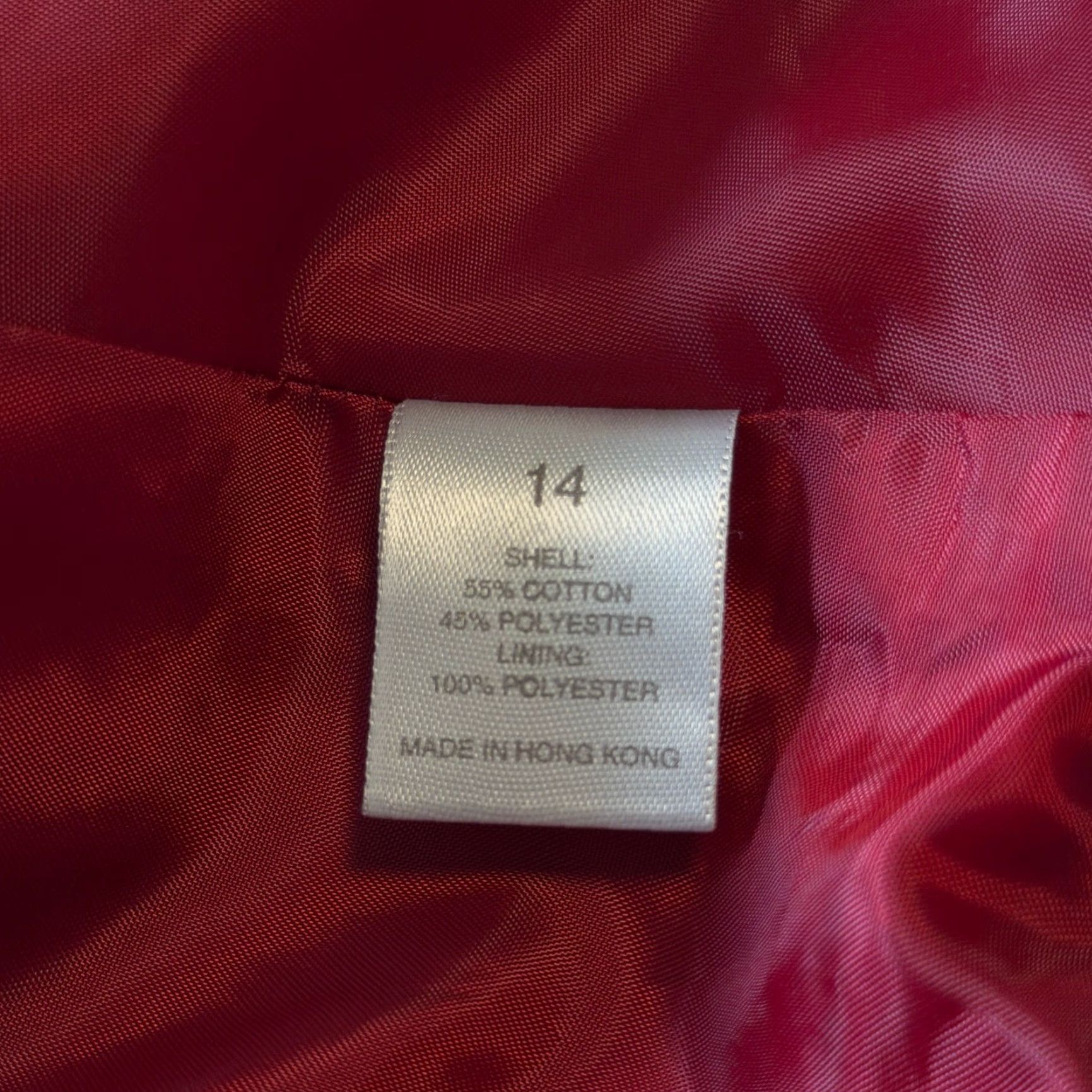 DKNY VINTAGE DKNY Jacket Women 14 Red Utility Full Zip Lightweight Satin Pocketed Zipper Mid-Length Mens? No, Women. Size XL / US 12-14 / IT 48-50 - 7 Thumbnail
