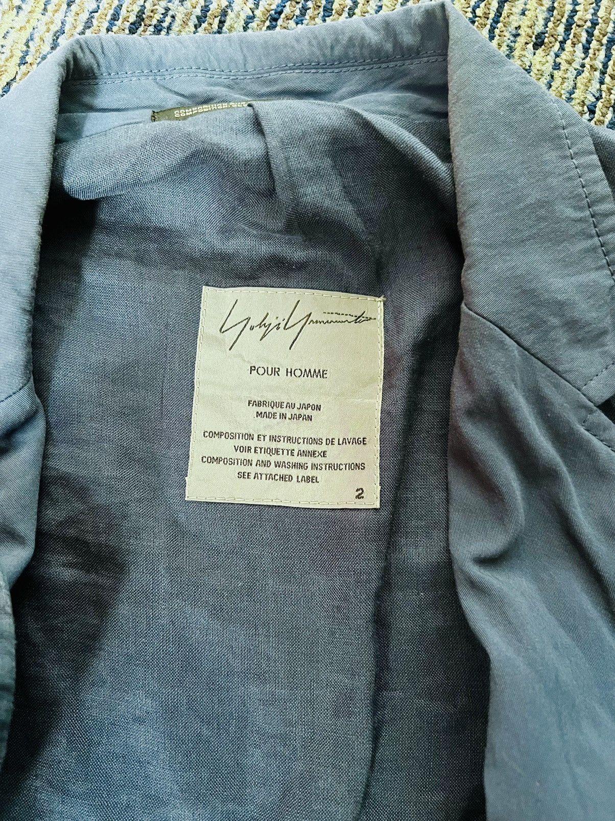 Yohji Yamamoto LIMITED EDITION Ramie blend light blazer by YOHJI YAMAMOTO Size US S / EU 44-46 / 1 - 10 Thumbnail