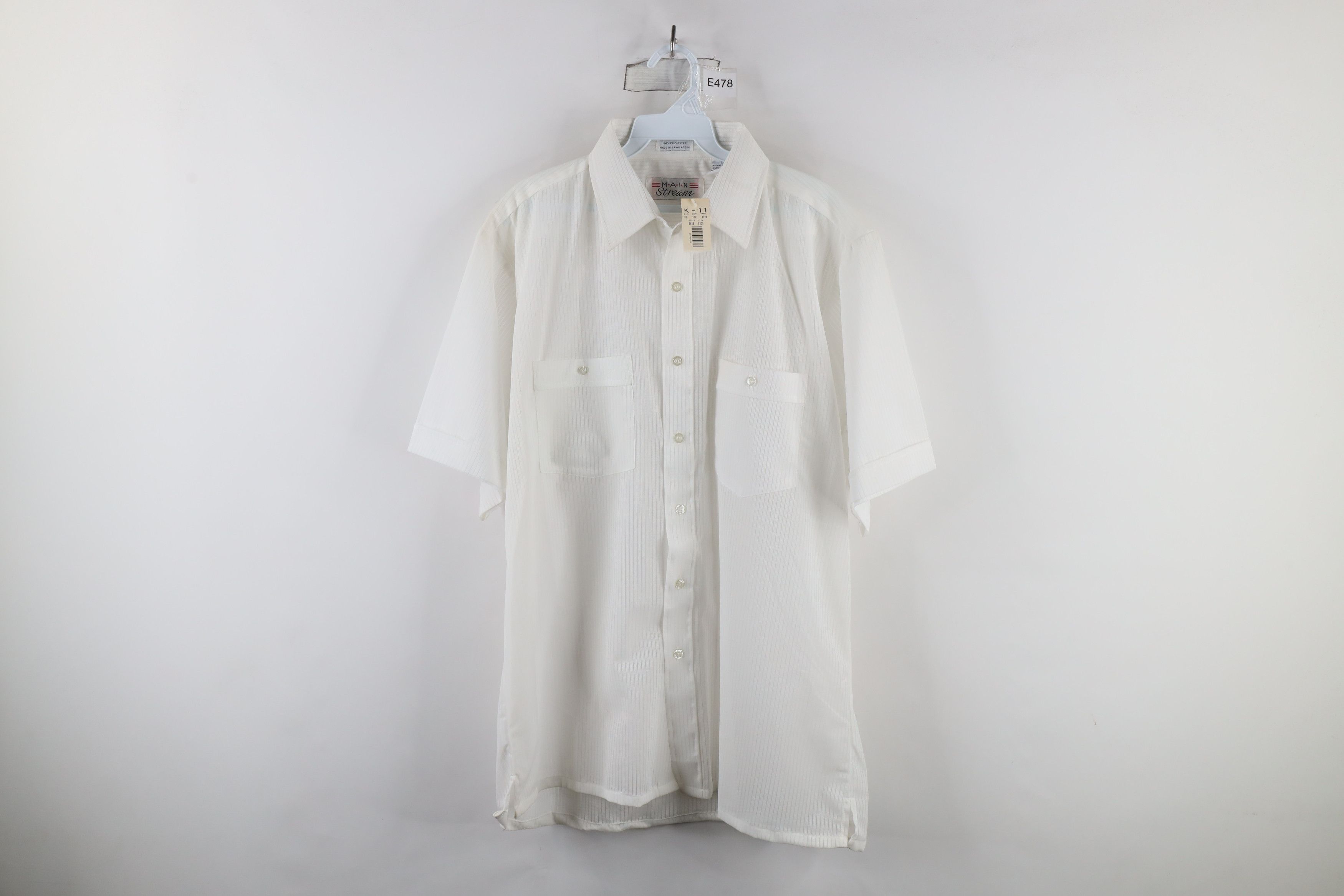 Vintage Deadstock Vintage 90s Streetwear Short Sleeve Button Shirt Size US L / EU 52-54 / 3 - 1 Thumbnail