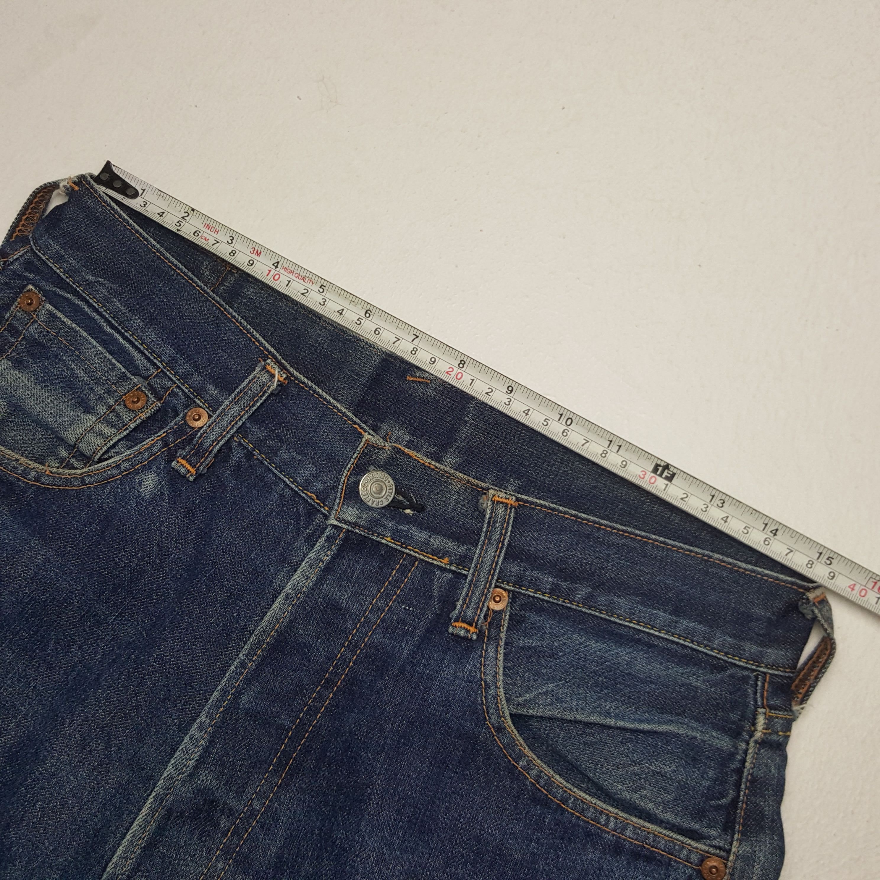 Japanese Brand × Vintage Vintage Evis Japanese Brand Daicock Custom Art Denim Jeans Size US 30 / EU 46 - 9 Thumbnail