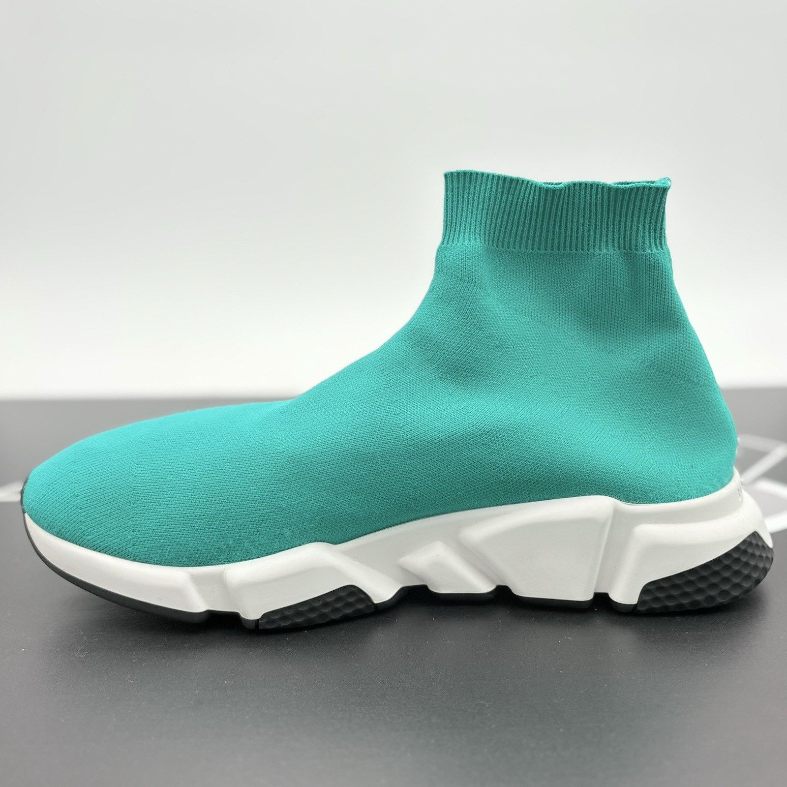 Balenciaga Balenciaga Speed Trainer ' Turquoise ' | GREAT CONDITION! Size US 11 / EU 44 - 4 Thumbnail