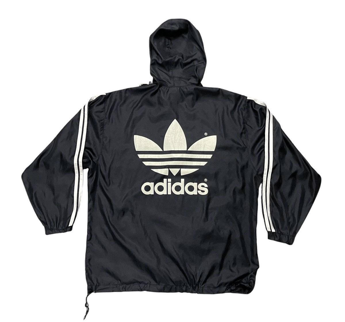 Adidas 90s ADIDAS HALF ZIPPER LIGHT JACKET HOODIE BIG LOGO Size US XL / EU 56 / 4 - 3 Thumbnail