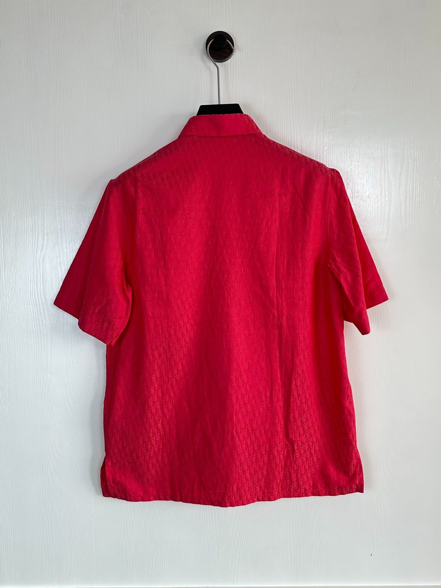 Dior Dior ERL Red Flocked Rabbit Monogram Shirt Size US M / EU 48-50 / 2 - 2 Thumbnail